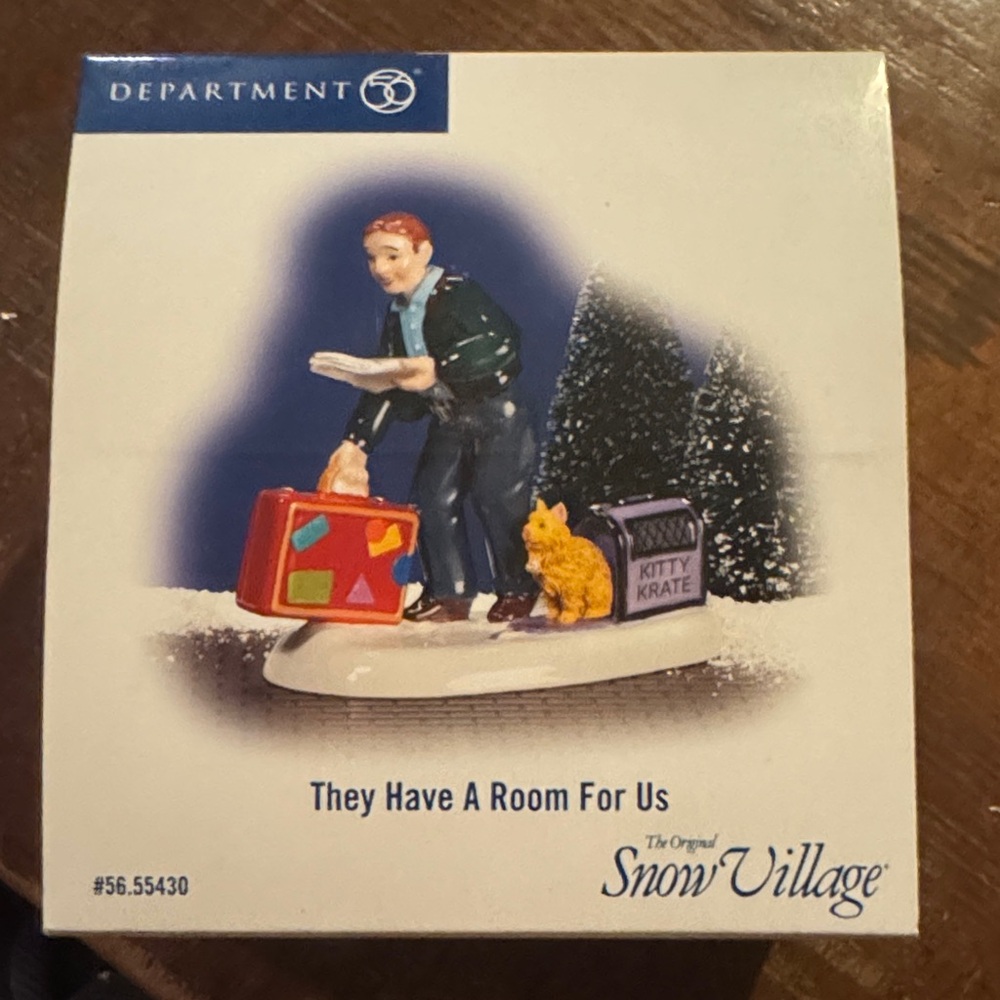 Department 56 Snow Village 'They Have A Room For Us' Figurine